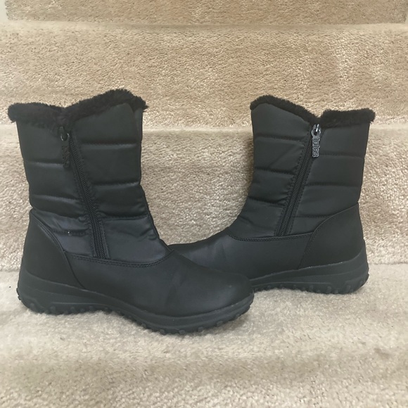 Black Totes Snow Boots Women’s Size 7 - Picture 3 of 8